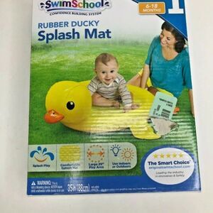 SwimSchool Rubber Ducky Splash Mat Level 1 6-18 months.-NEW